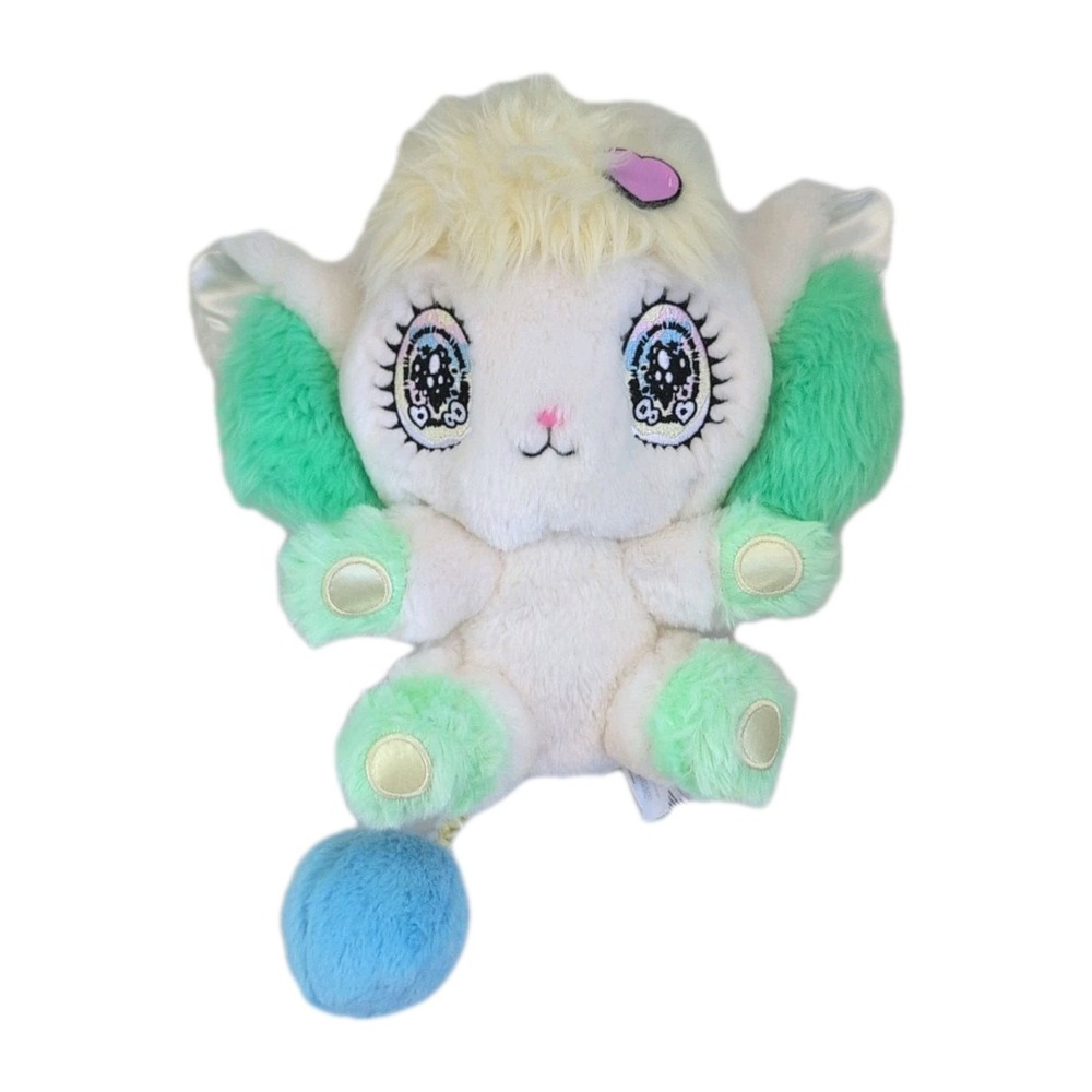 Peropero Sparkles Yurie Sekiya Plush Large 10"‎ Stuffed Animal Green Hair Kawaii